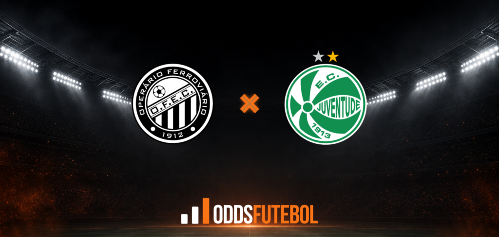 Operário-PR x Juventude palpite odds e análise pela Série B