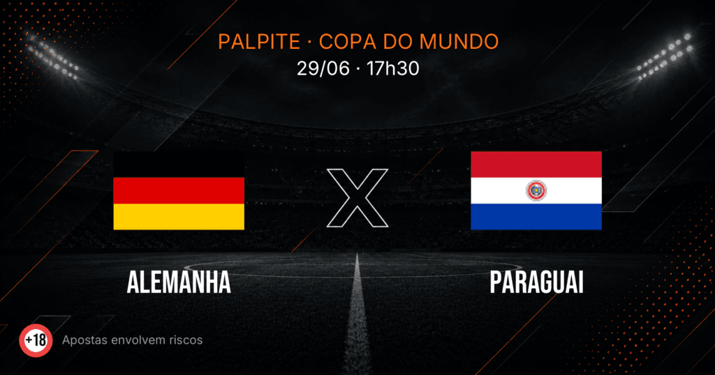 Alemanha x Paraguai: palpite e análise — Copa do Mundo