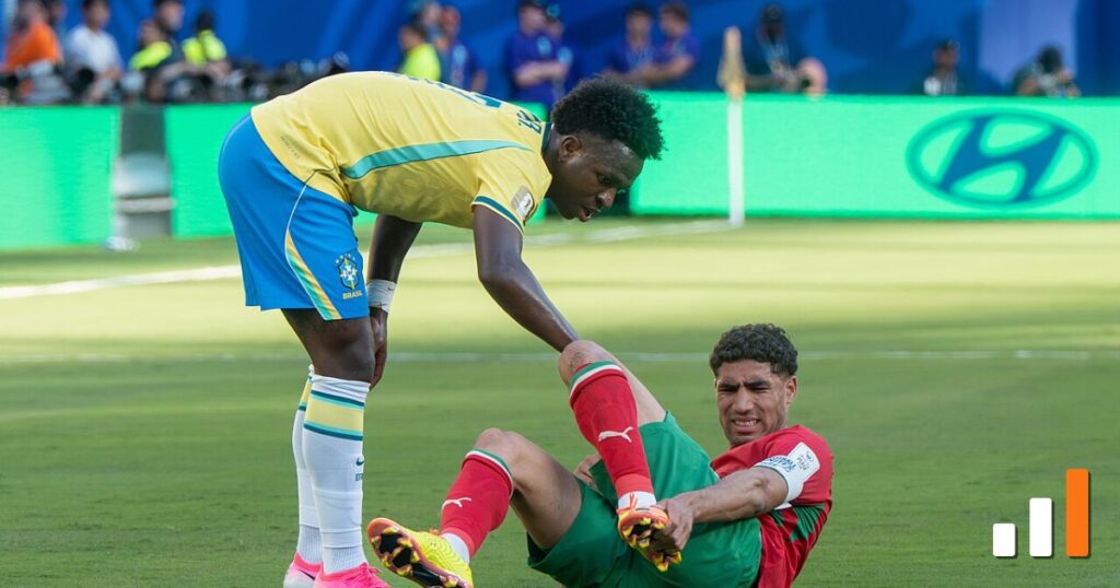 Vinícius Júnior, da Seleção Brasileira
