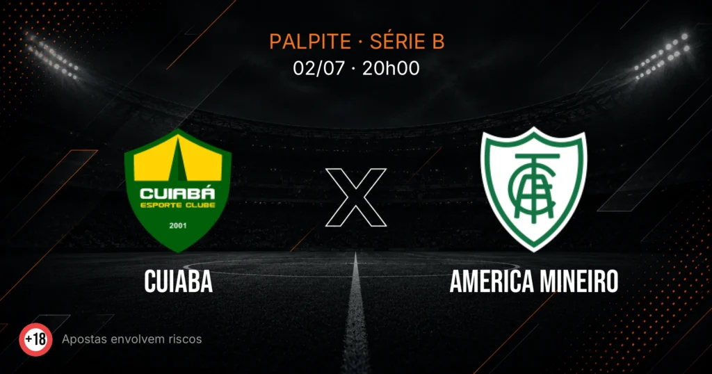 Cuiabá x América-MG: palpite e análise — Série B