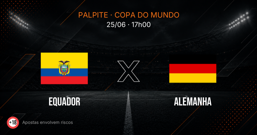 Equador x Alemanha: Palpite e Odds — Copa 2026
