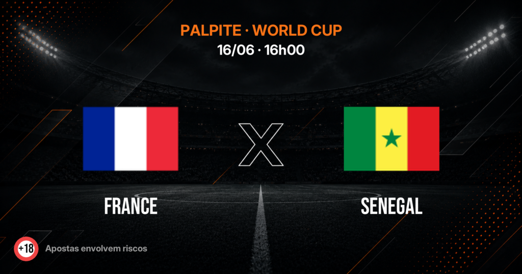 França x Senegal: Palpite, Odds e o Fantasma de 2002 — Copa 2026
