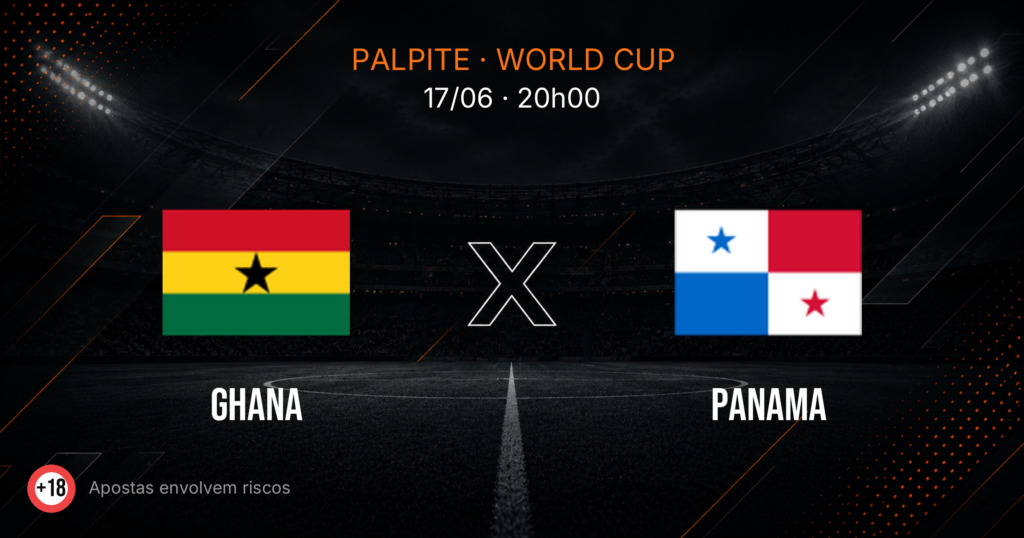 Gana x Panamá: Palpite e Odds — Copa 2026