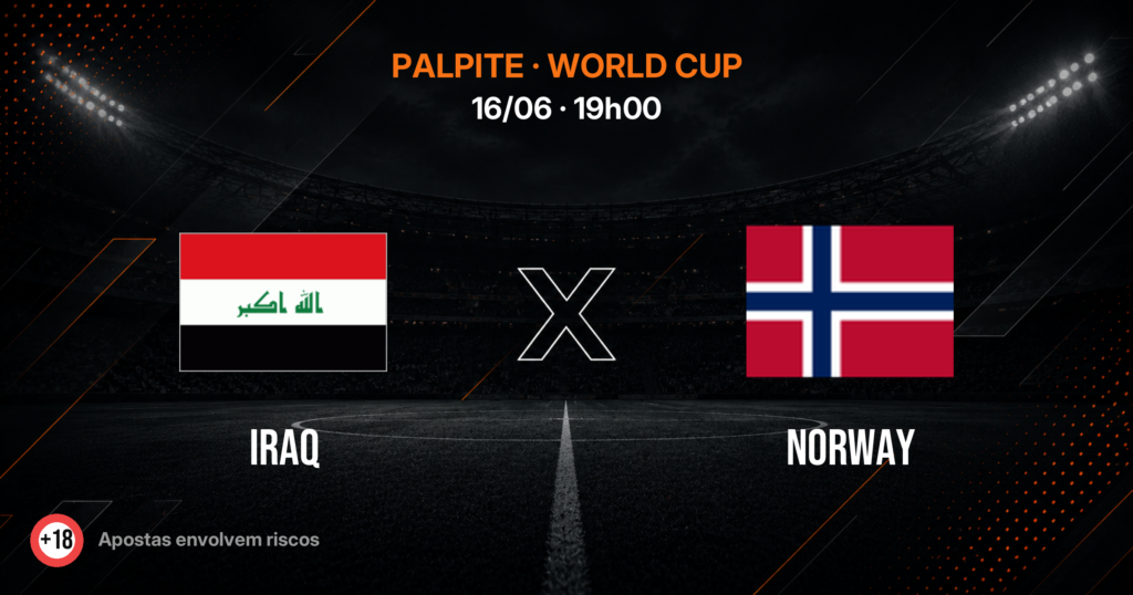 Iraque x Noruega: Palpite, Odds e a Estreia de Haaland — Copa 2026