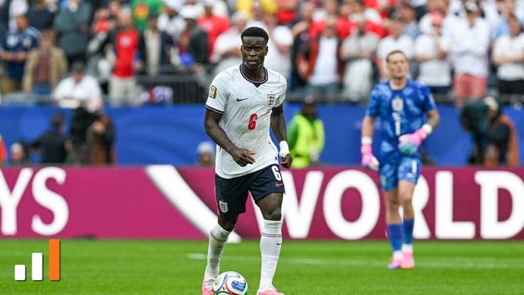 Marc Guéhi, da Inglaterra, na Copa do Mundo 2026