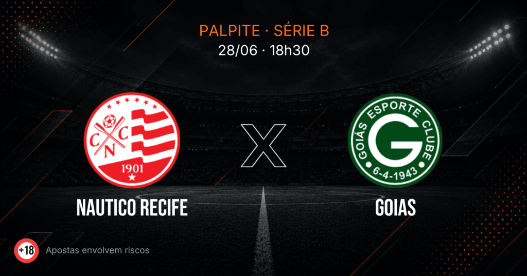 Nautico Recife x Goias: Palpite e Odds — Série B