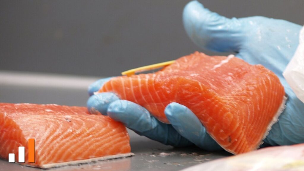Salmão, base da dieta da seleção da Noruega