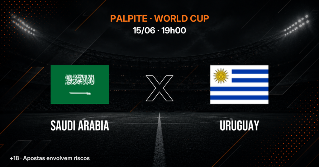 Arábia Saudita x Uruguai: Palpite, Odds e a Sombra de 2022 — Copa 2026