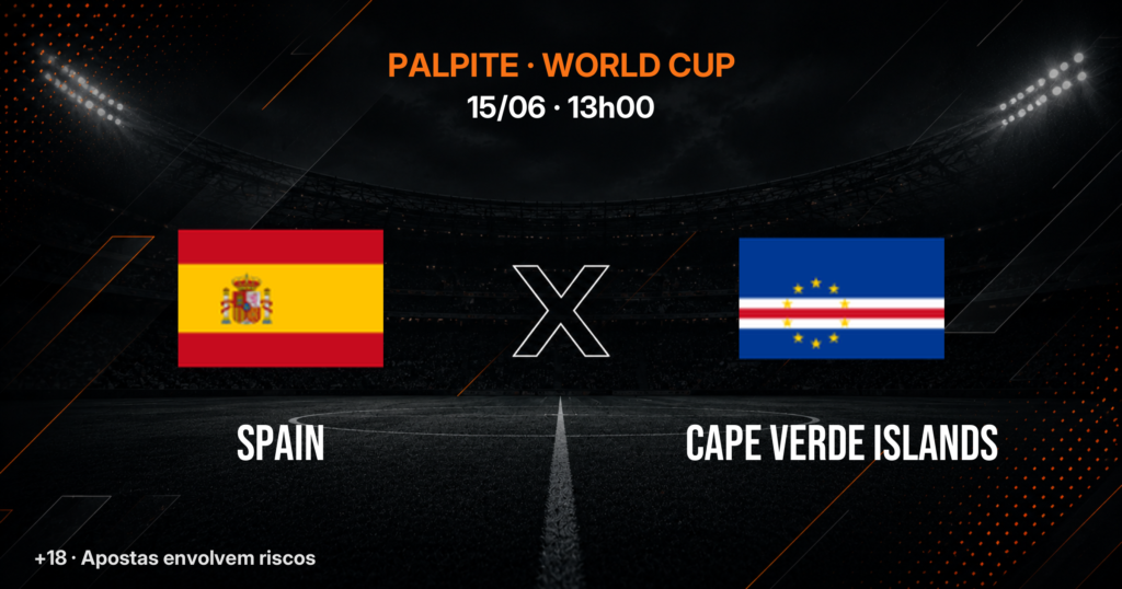 Espanha x Cabo Verde: Palpite, Odds e a Estreia dos Tubarões Azuis — Copa 2026