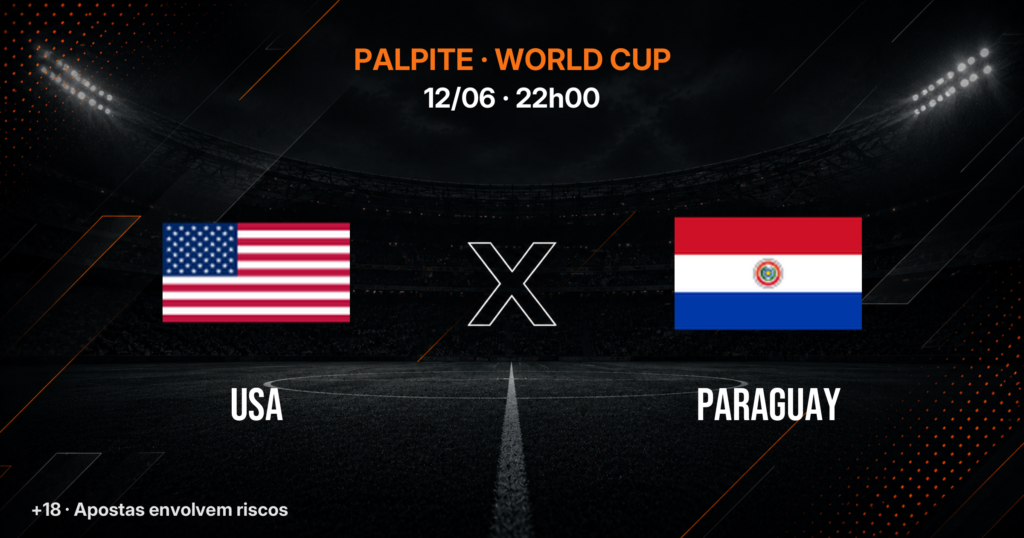 Estados Unidos x Paraguai: Palpite, Odds e Onde Assistir — Copa 2026