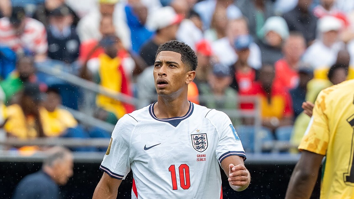Jude Bellingham com a camisa 10 da Inglaterra na Copa do Mundo de 2026