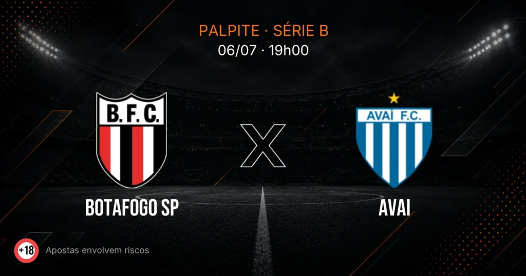 Botafogo SP x Avaí: palpite e análise — Série B