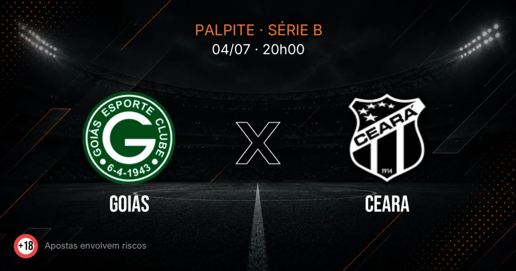 Goiás x Ceará: palpite e análise — Série B
