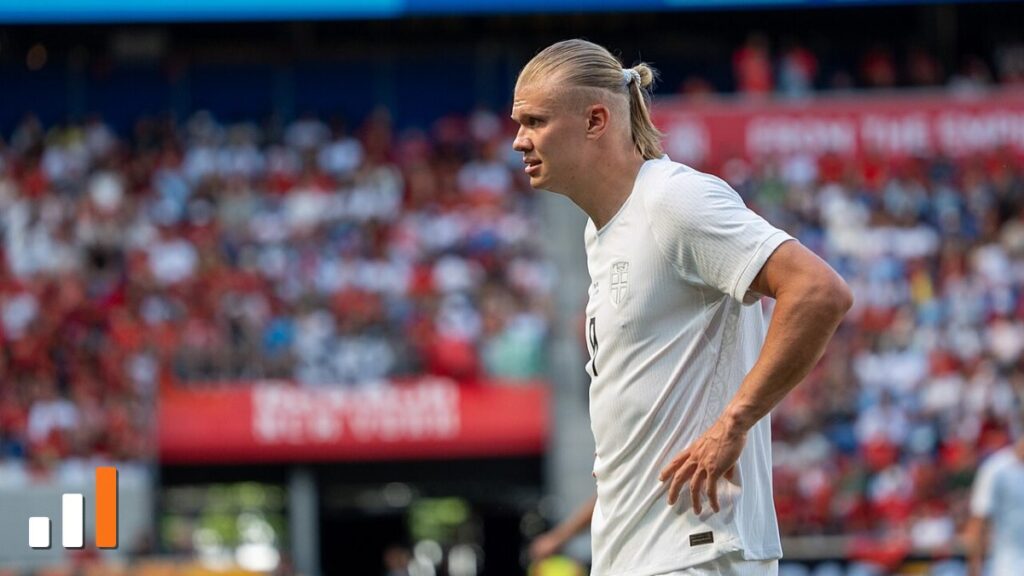 Erling Haaland pela seleção da Noruega