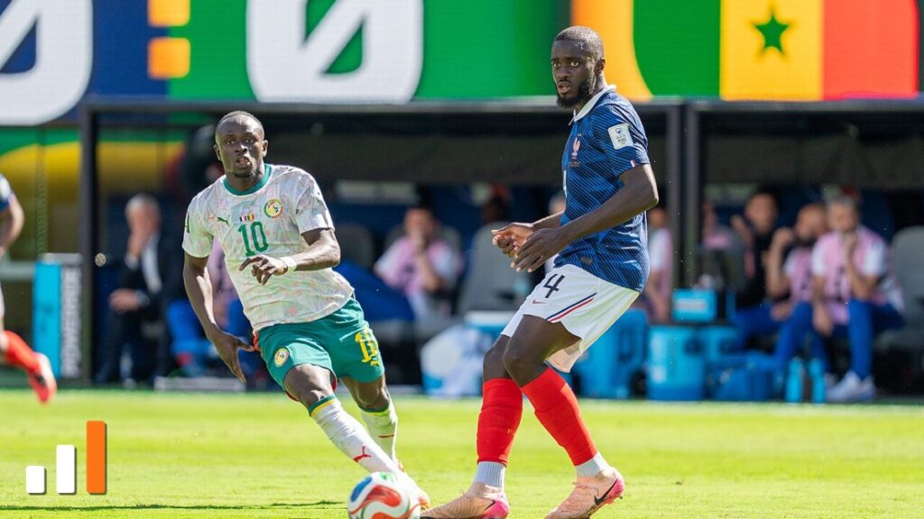 Sadio Mané pela seleção de Senegal