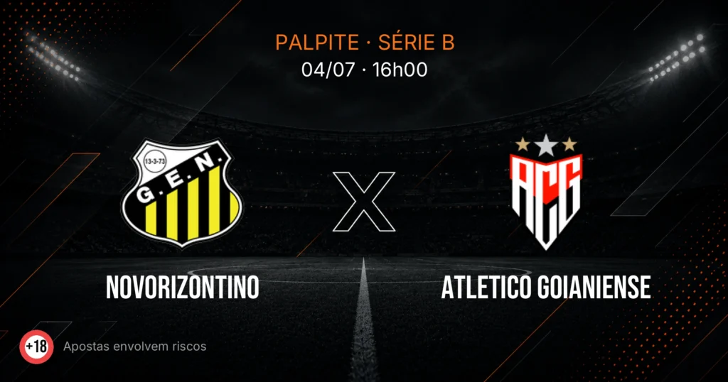 Novorizontino x Atlético-GO: palpite e análise — Série B