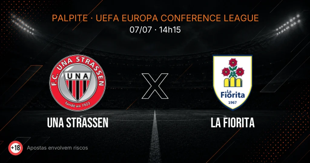 UNA Strassen x La Fiorita: palpite e análise — UEFA Europa Conference League