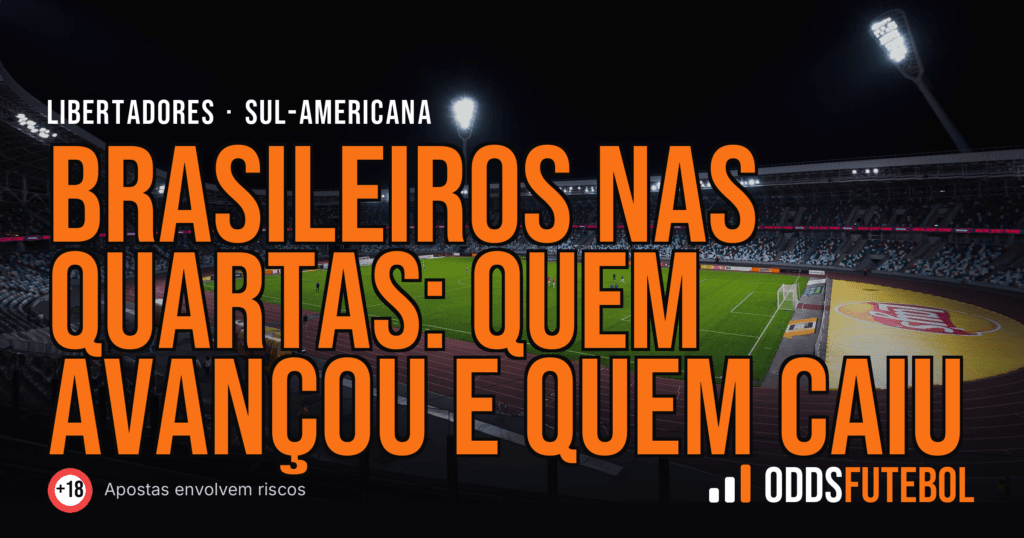 Estádio de futebol à noite sob refletores — quartas de final da Libertadores e Sul-Americana (Foto: Siarhei Nester / Pexels)