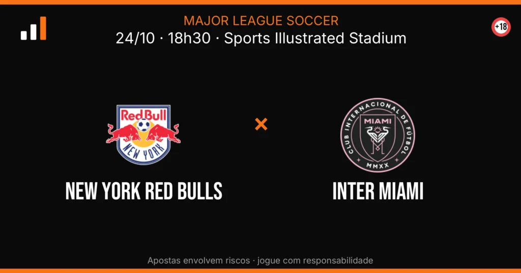 New York Red Bulls x Inter Miami — card do confronto (OddsFutebol)